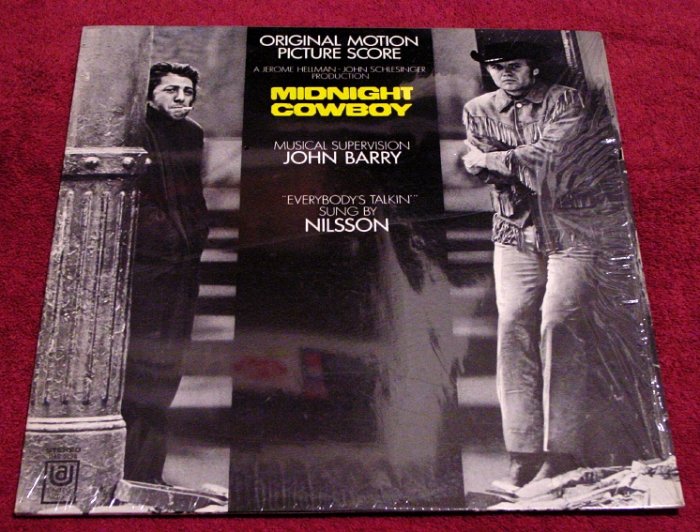 Midnight Cowboy Original Film Soundtrack LP with Shrinkwrap 1969 Mint