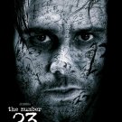 THE NUMBER 23 Original Movie Poster * JIM CARREY * Huge 4' x 6' Rare 2007 Mint