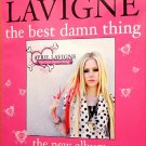 Avril Lavigne * BEST DAMN THING * Original Music Poster 2' x 3' Rare 2007 Mint
