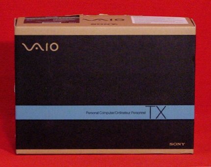Sony Vaio * BOX ONLY * for 11"inch 1.33ghz TX N27N/W Laptop NEW