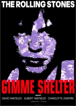 The Maysles Brothers GIMME SHELTER Original Movie Poster * ROLLING STONES * 27" x 40" Rare 2000 Mint