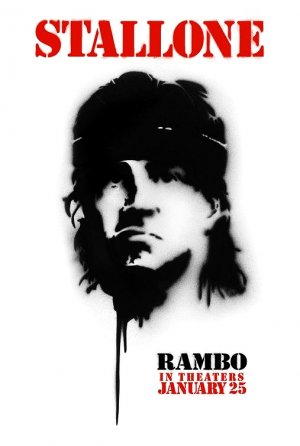 RAMBO 4 Movie Poster * SYLVESTER STALLONE * 4' x 6' Rare 2008 NEW