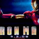 IRON MAN Movie Poster * ROBERT DOWNEY JR. * 4' x 5' Rare 2008 NEW