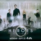 HEROES Poster * VILLAINS * NBC 4' x 5' Rare 2008 NEW