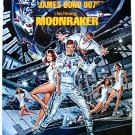 James Bond 007 MOONRAKER Movie Poster * Roger Moore * 20"x 27" Rare 1979 MINT