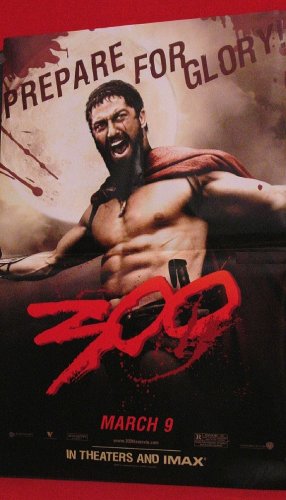 THE 300 Movie Poster SET * GERARD BUTLER & LENA HEADEY * 2' x 3' Rare 2007 NEW