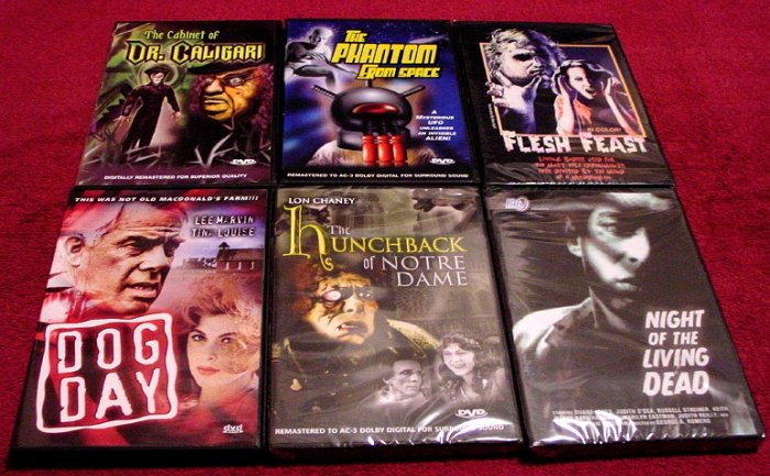 DVD Movie Collection ( 8 ) Rare & Obscure Horror , Crime & Science ...