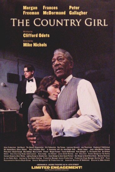 Mike Nichols THE COUNTRY GIRL Broadway Poster * MORGAN FREEMAN * 14" x 22" Rare 2008 MINT