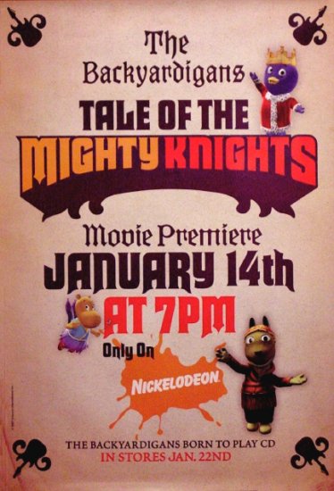 Backyardigans Poster Set Tale Of The Mighty Knights Nick Jr 2 X 3
