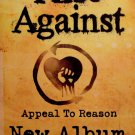 RISE AGAINST * Appeal To Reason * Music Poster 2' x 3' Rare 2008 NEW