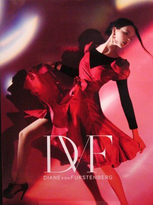 Diane Von Furstenberg Original Store Display 2' x 3' Rare 2007 MINT