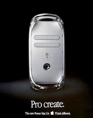Apple * Think Different * Pro Create Quicksilver Tower Poster 2' x 3' Rare MacWorld NYC 2001 NEW