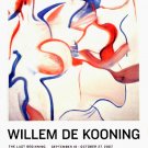 Willem De Kooning * THE LAST BEGINNING * Original Art Exhibition Poster NYC  2' x 3' Rare 2007 Mint