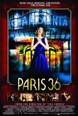 PARIS 36 Movie Poster * GERARD JUGNOT * 27" x 40" Rare 2009 NEW