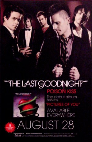 The Last Goodnight * POISON KISS * Music Poster 14" x 22" Rare 2007 NEW