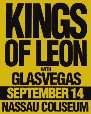 Kings Of Leon * SEX ON FIRE * Orig. Concert Poster 2' x 3' New York 2009 RARE