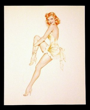 Varga-Vargas * REDHEAD * Pin Up Collectors Print ~ Mint