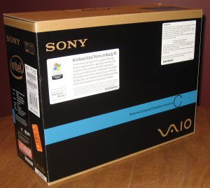 Sony Vaio * BOX ONLY * for 13"inch 1.66ghz C 210 E/H Laptop NEW