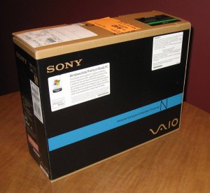 Sony Vaio * BOX ONLY * for 15"inch 1.73ghz N 325 E/B Laptop NEW