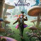Tim Burton's Alice in Wonderland Movie Poster Johnny Depp * MAD HATTER * 4' x 6' Huge Rare 2010 NEW