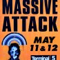 MASSIVE ATTACK * Terminal 5 * Music Concert Poster 2' x 2' Rare 2010 NEW