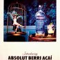 Absolut Berri Acai Vodka Original AD Poster 2' x 3' Rare 2010 Mint
