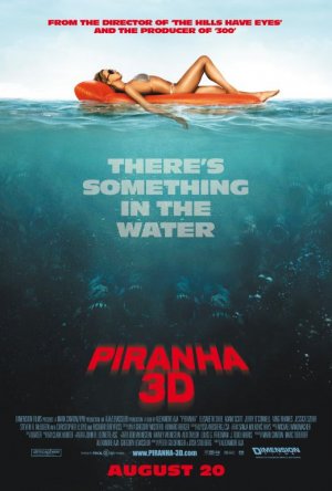 Piranha 3DOriginal Movie Poster HUGE 4' x 6' Rare 2010 MINT