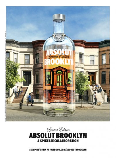 Absolut BROOKLYN Original Vodka AD Poster 2' x 3' Rare 2010 Mint