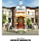 Absolut BROOKLYN Original Vodka AD Poster 2' x 3' Rare 2010 Mint