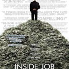 INSIDE JOB  Original Movie Poster  * MATT DAMON * 27" x 40" Rare 2010 NEW