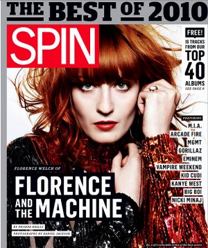 Florence And The Machine * SPIN Magazine Cover * Original Music Poster 2' x 3' Rare 2011 NEW