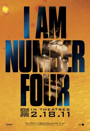 I Am Number Four Original Movie Poster HUGE 4' x 6' Rare 2011 NEW