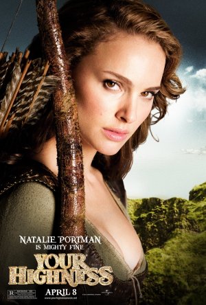 YOUR HIGHNESS Original Movie Poster * Natalie Portman * HUGE 4' x 6' Rare 2011 Mint