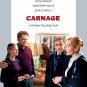 Roman Polanski's CARNAGE Original Movie Poster * Kate Winslet * 27" x 40" Rare 2011 Mint