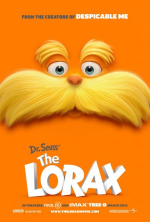 Dr. Seuss' THE LORAX Original Movie Poster Huge 4' x 6' Rare 2012 Mint