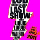 LCD Soundsystem * LAST CONCERT Madison SQ Garden NYC * Original Concert Poster 2'x 3' Rare 2011 Mint