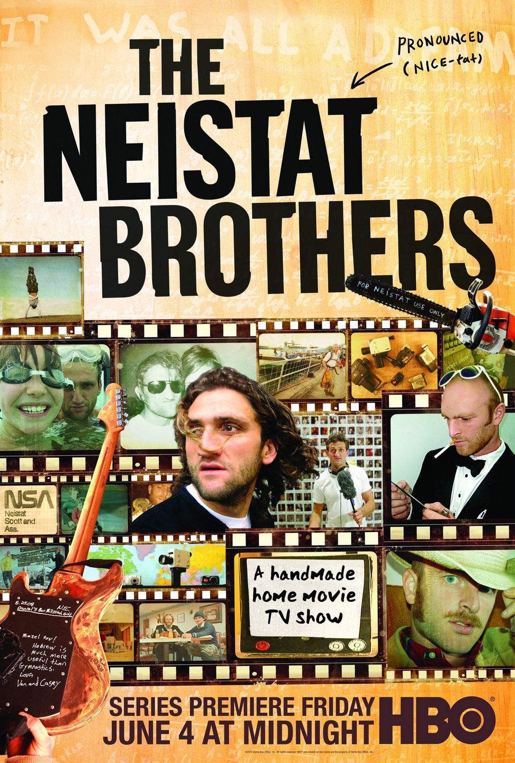 The Neistat Brothers Original Series Poster HBO 2' x 3' Rare 2010 Mint