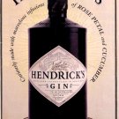 Hendrick's Gin Original AD Poster * A MOST UNUSUAL GIN * 2' x 3' NEW 2009 Rare