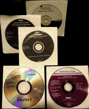 DELL Vista / Works 9 / Roxio INSTALL RESTORE Disc Set Brand New