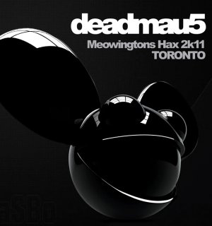 deadmau5 * Meowingtons Hax Tour * Original Music Poster 2' x 3' Rare 2012 MINT