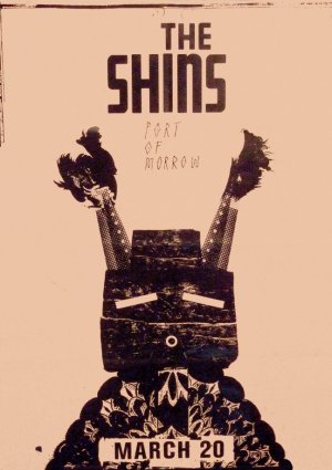 THE SHINS * Port Of Morrow * Original Music Poster 2' x 3' Rare 2012 Mint