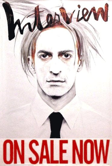 INTERVIEW MAGAZINE Original AD Poster MARC JACOBS by Mikael