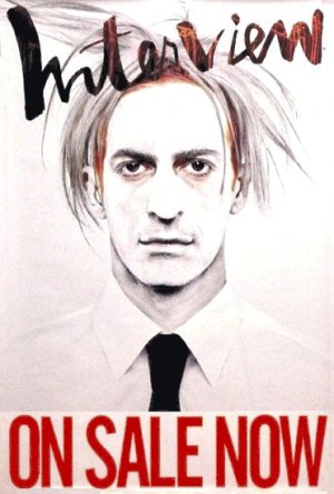 INTERVIEW MAGAZINE Original AD Poster MARC JACOBS by Mikael Jansson ANDY WARHOL Issue 2'x3'Rare 2008