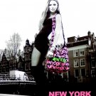 Robin Ruth * NEW YORK in AMSTERDAM * Original Fashion Poster 2' x 2'  Rare 2011 Mint
