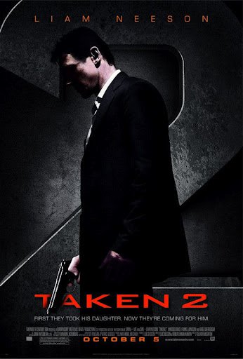 TAKEN 2 Original Movie Poster * LIAM NEESON * 27" x 40" DS Rare 2012 Mint
