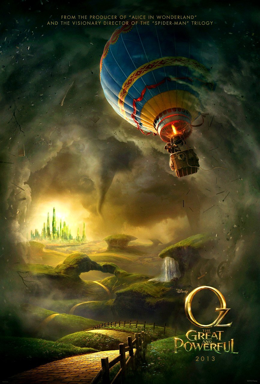 OZ The Great and Powerful Original Movie Poster * James Franco * 27" x 40" DS Rare 2012 Mint