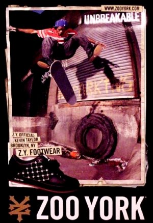 ZOO YORK NYC Original Skateboard Poster 2' x 3' NEW Rare 2007