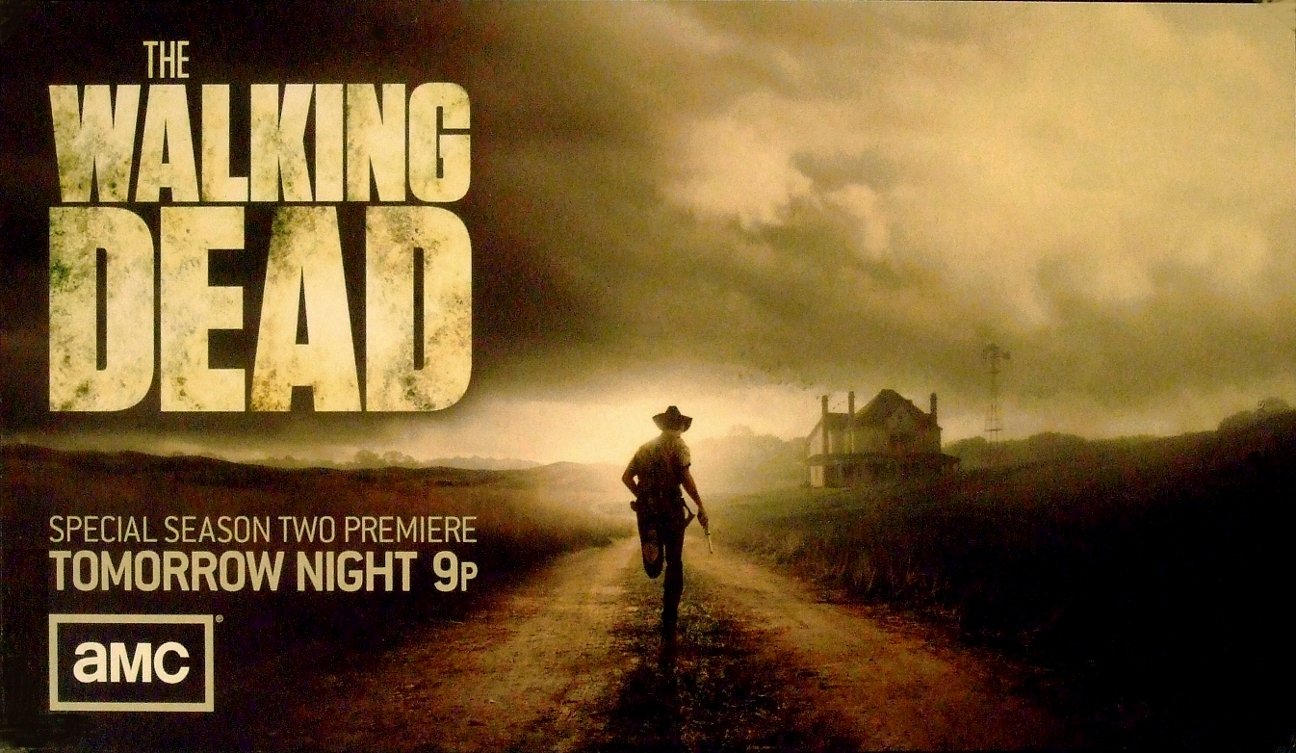 THE WALKING DEAD Original Promo Lobby Card AMC 6" x 11" Rare 2011 Mint