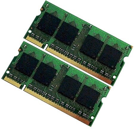 2gb (2x1gb) PC2 5300 DDR2 667 SODIMM Laptop RAM for Macbook Pro Lenovo F41 y410 3000 Mint