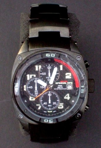 MTM * SPECIAL OPS * Military Watch Limited Edition BLACK PREDATOR w/ 3 Bands NEW
